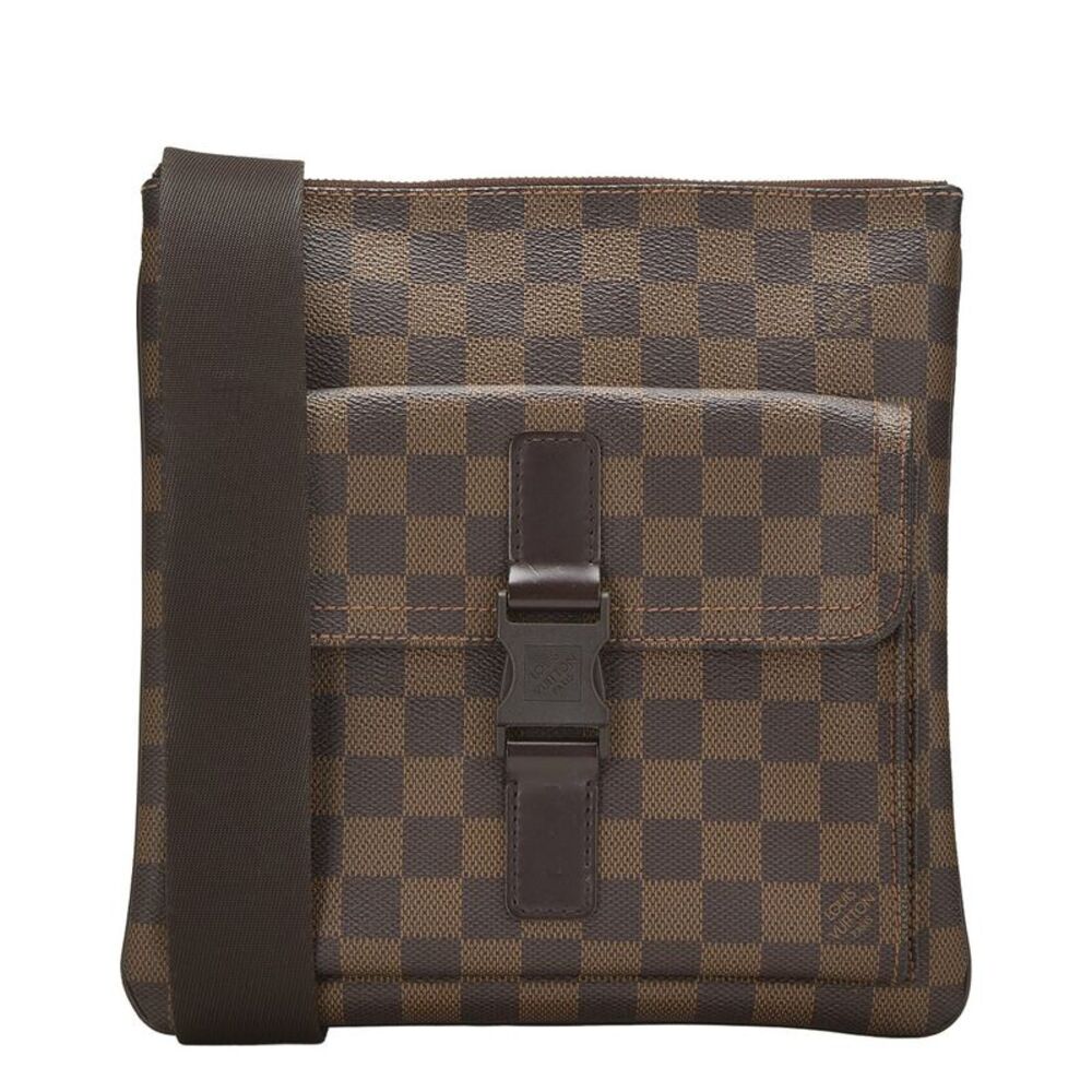 Louis Vuitton Brown Damier Ebene Coated Canvas Pochette Melville